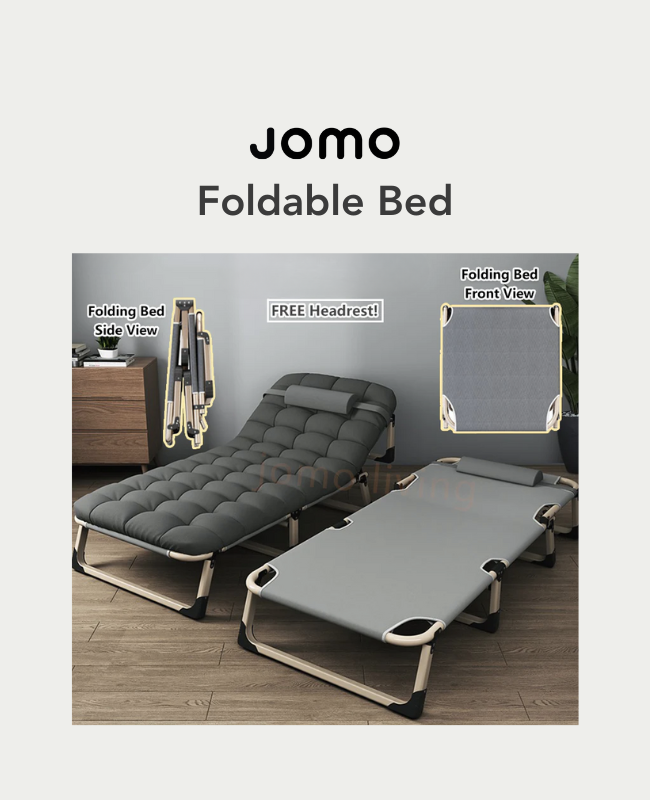 Japanese Portable Folding Bed Single Bed 75cm Wide Surface Lightweight Bed