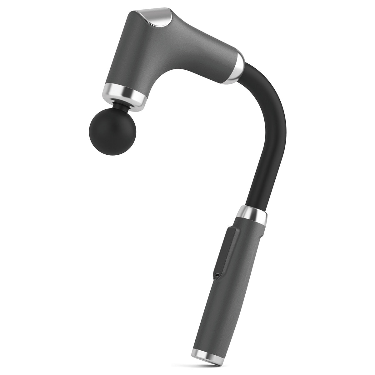Deep Rolling Massager Long-Handle Curved-Head Fascia Gun with 8 Massage Heads