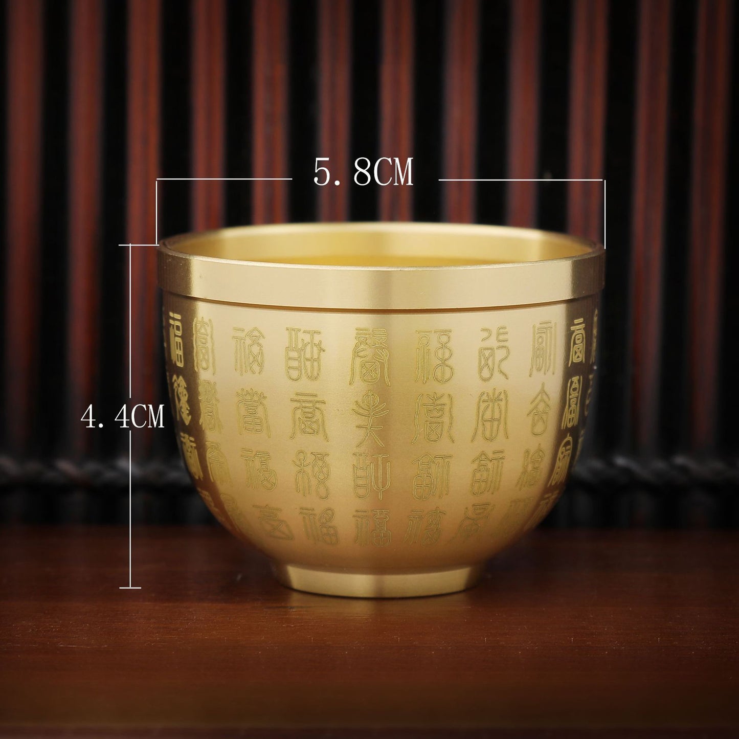 Brass Baifu Blessings Wealth Jar 黄铜百福缸 浮雕百福缸 激光百福缸 实心砂金小元宝