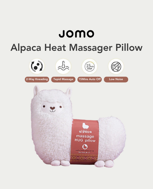 JOMO Electric Alpaca Heat Massager Pillow Cushion Hot Compress Massage Cute Gift Idea