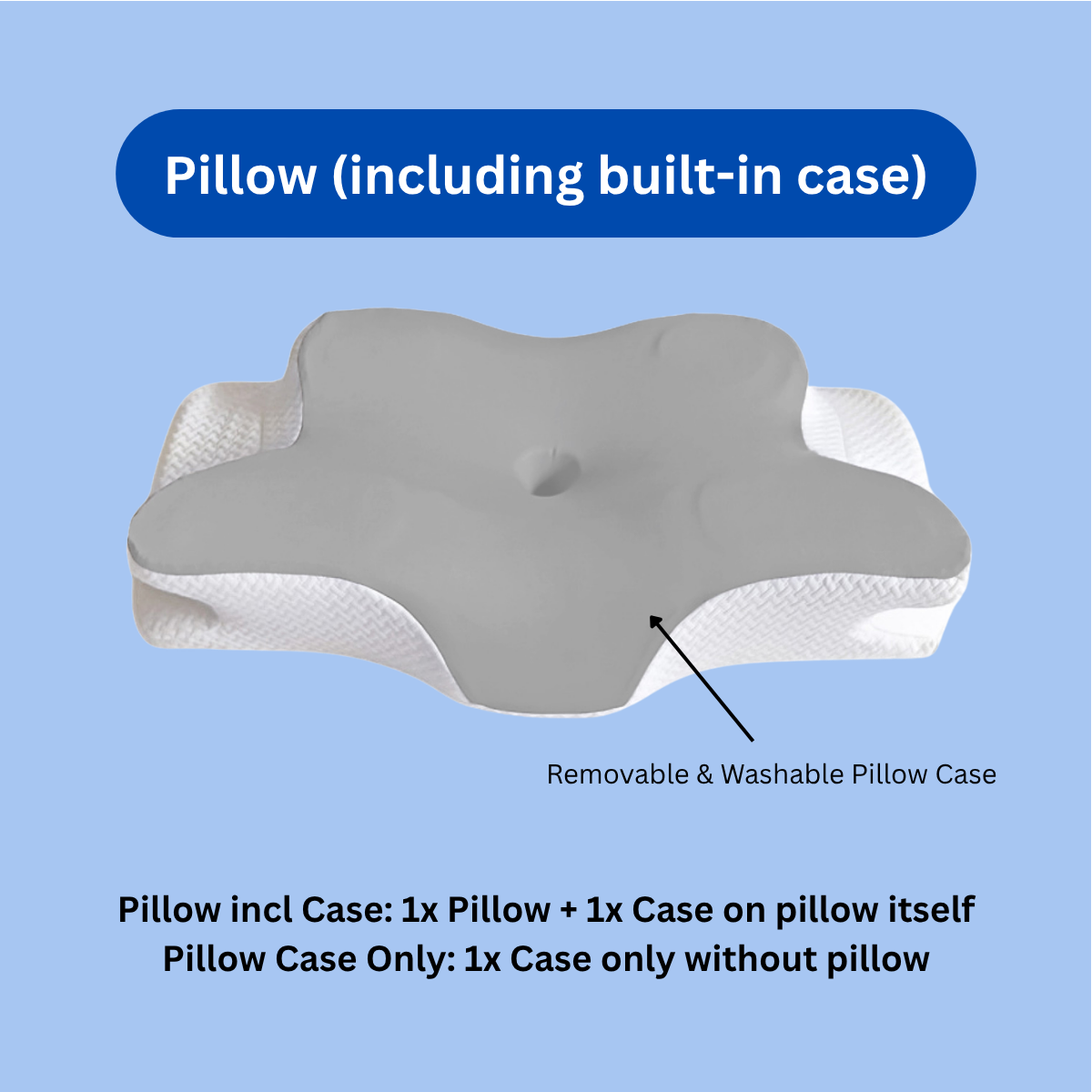 Butterfly Shaped Neck Pillow Memory Foarm Support Cervical Spine Care