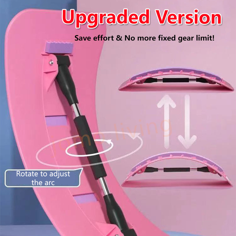 Electric Lumbar Massager Back Pain Warm Hot Compress Waist Cushion lumbar Stretcher