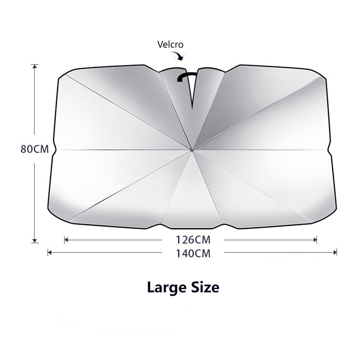 Car Sunshade Umbrella Sun & Heat Protection Privacy Protection Sunshield