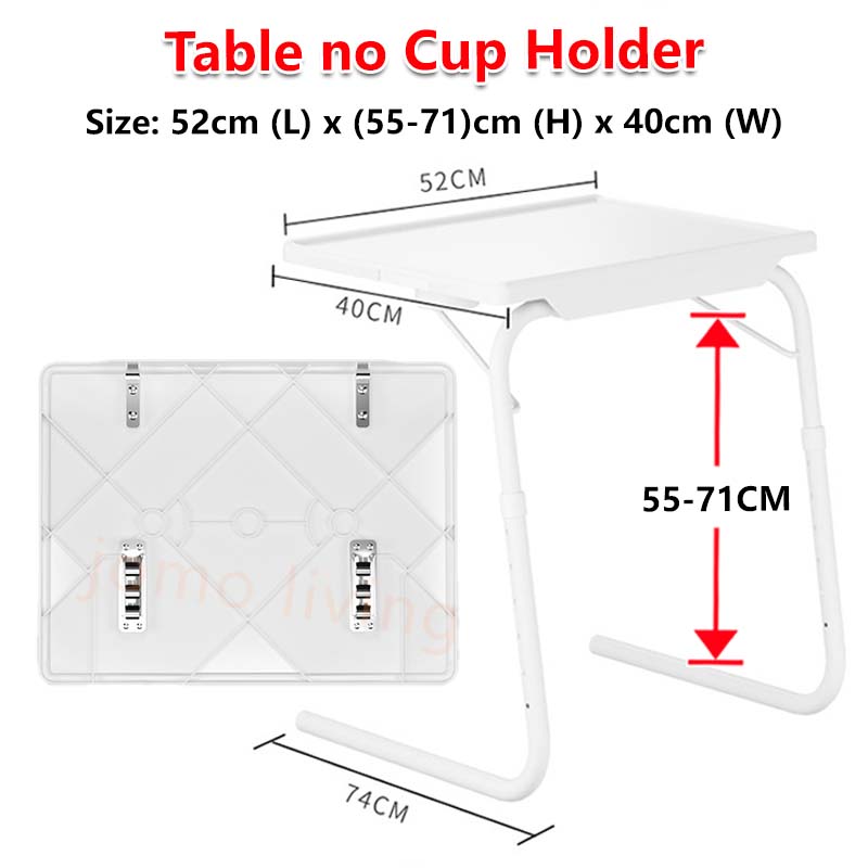 Height Adjustable Beside Table Folding Computer Desk Lifting Multi-Purpose Side Table Bed Table