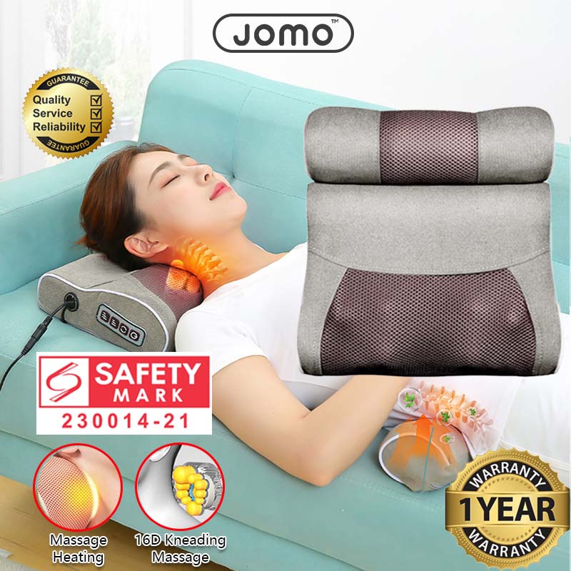 Double Combination Wormwood Electrical Massage Pillow Shoulder Neck Massager