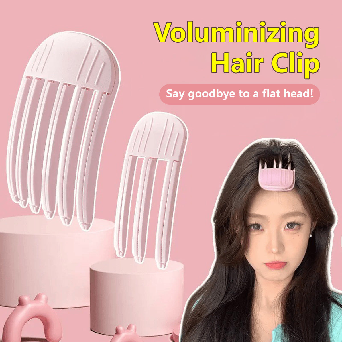 Volumizing Hair Root Clip Easy Fluffy Hair Tool for Natural Lift & Styling No Heat Needed
