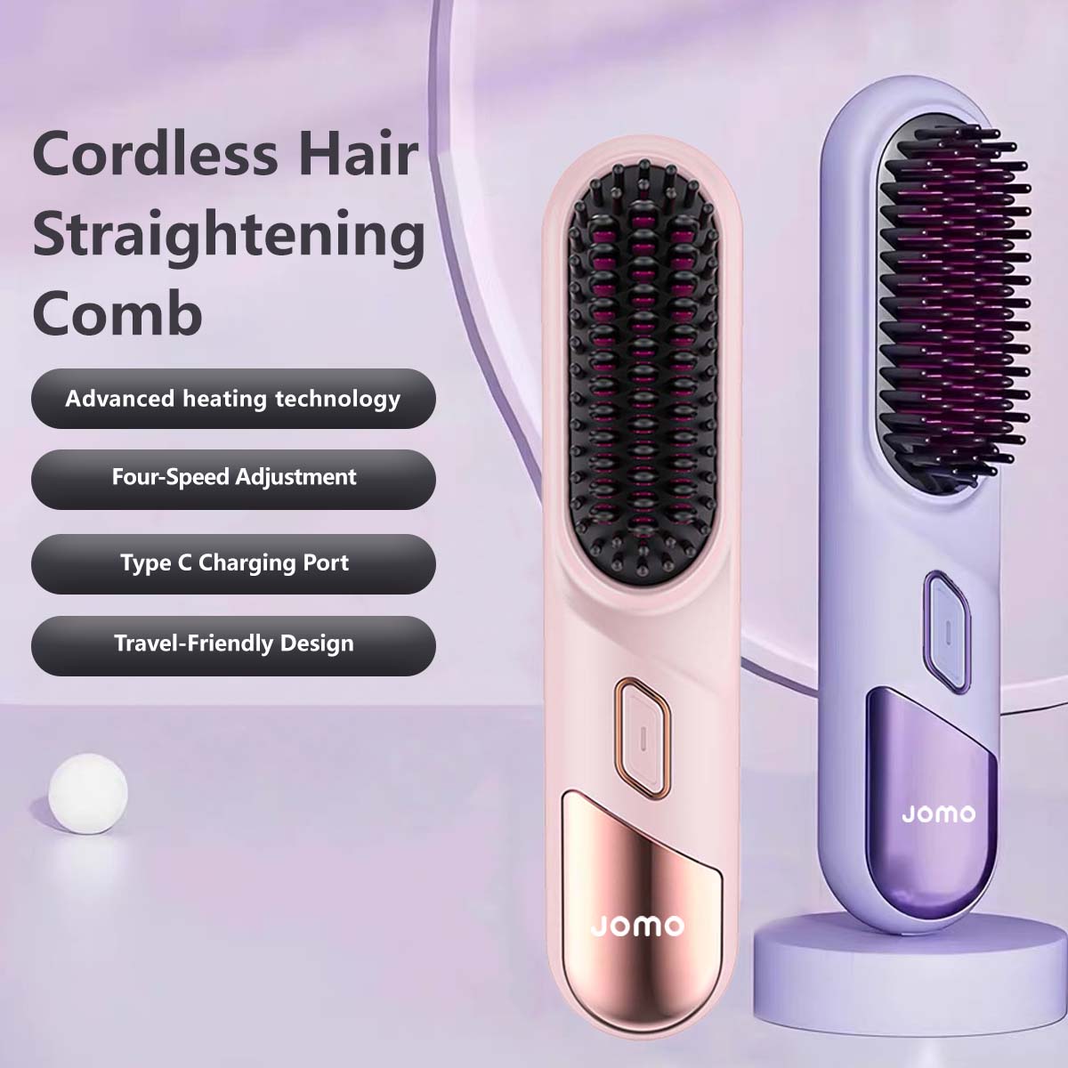Cordless Hair Straightening Comb
