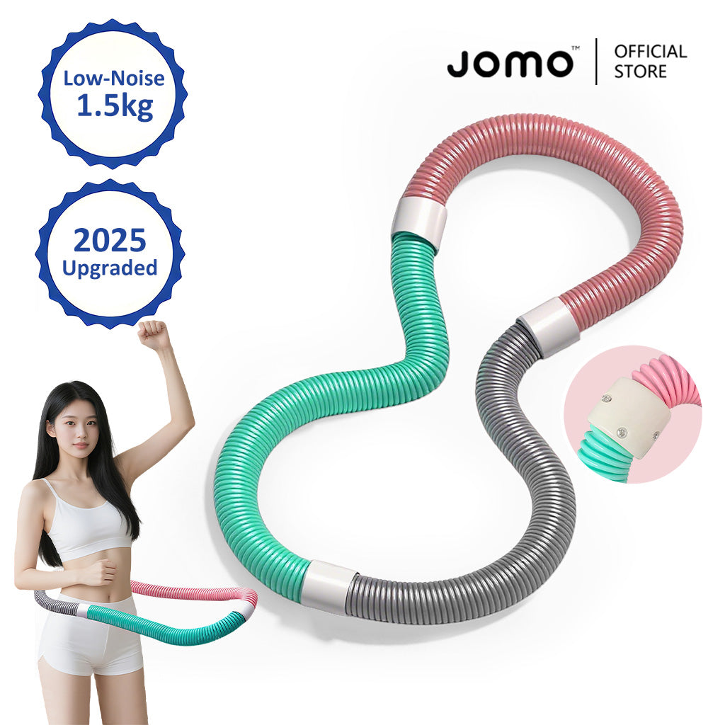 Soft Spring Hula Hoop Compact Waist Trainer Portable Exercise Ring for Weight Loss and Core Training