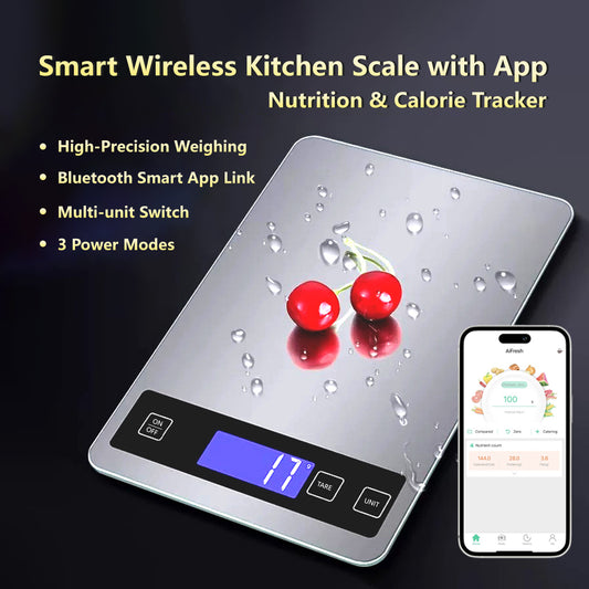 ✨Smart Kitchen Scale ✨ Smart Unit Conversion High Precision 1g LCD Display with Backlight Tare Function
