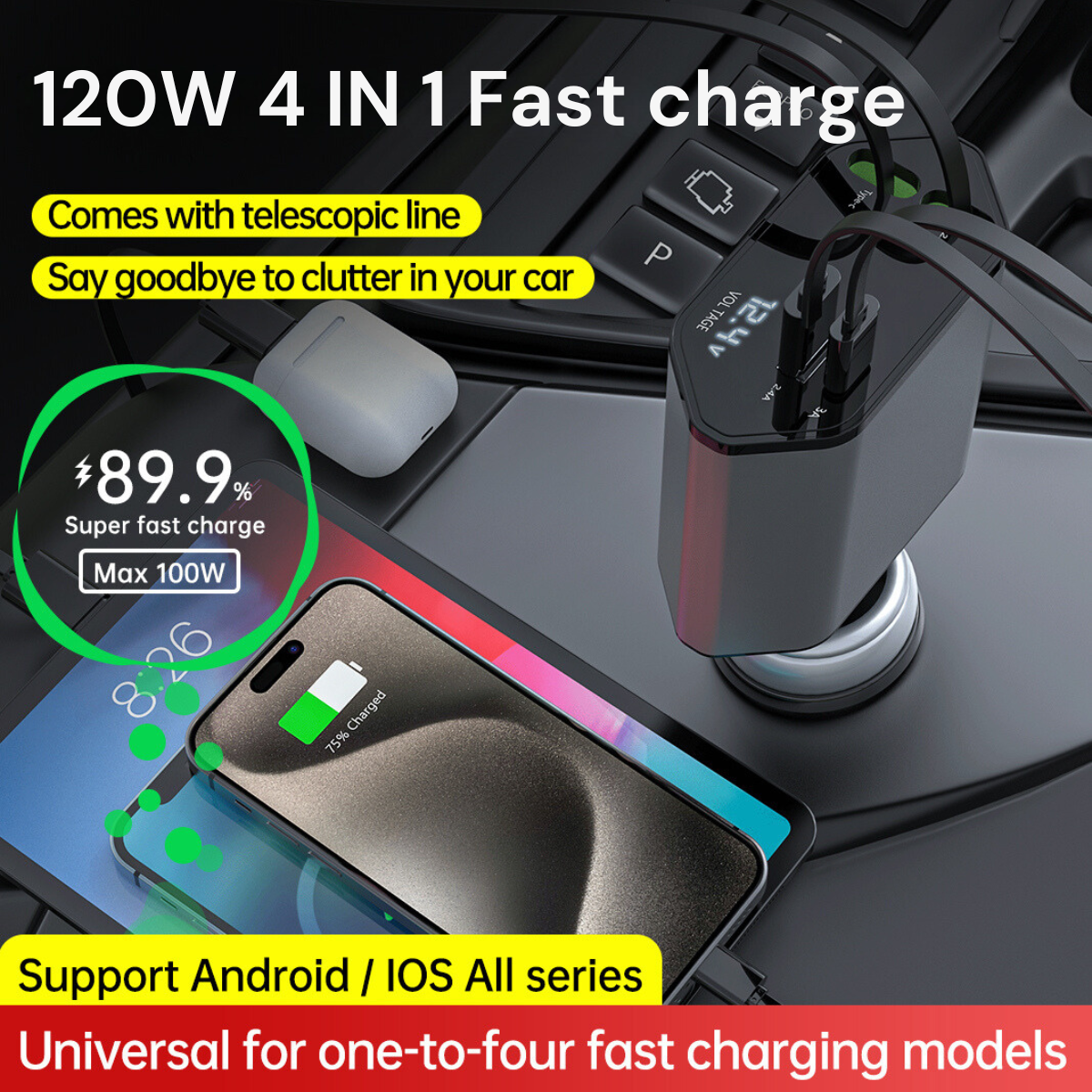 120 Fast Charge Car Charger
