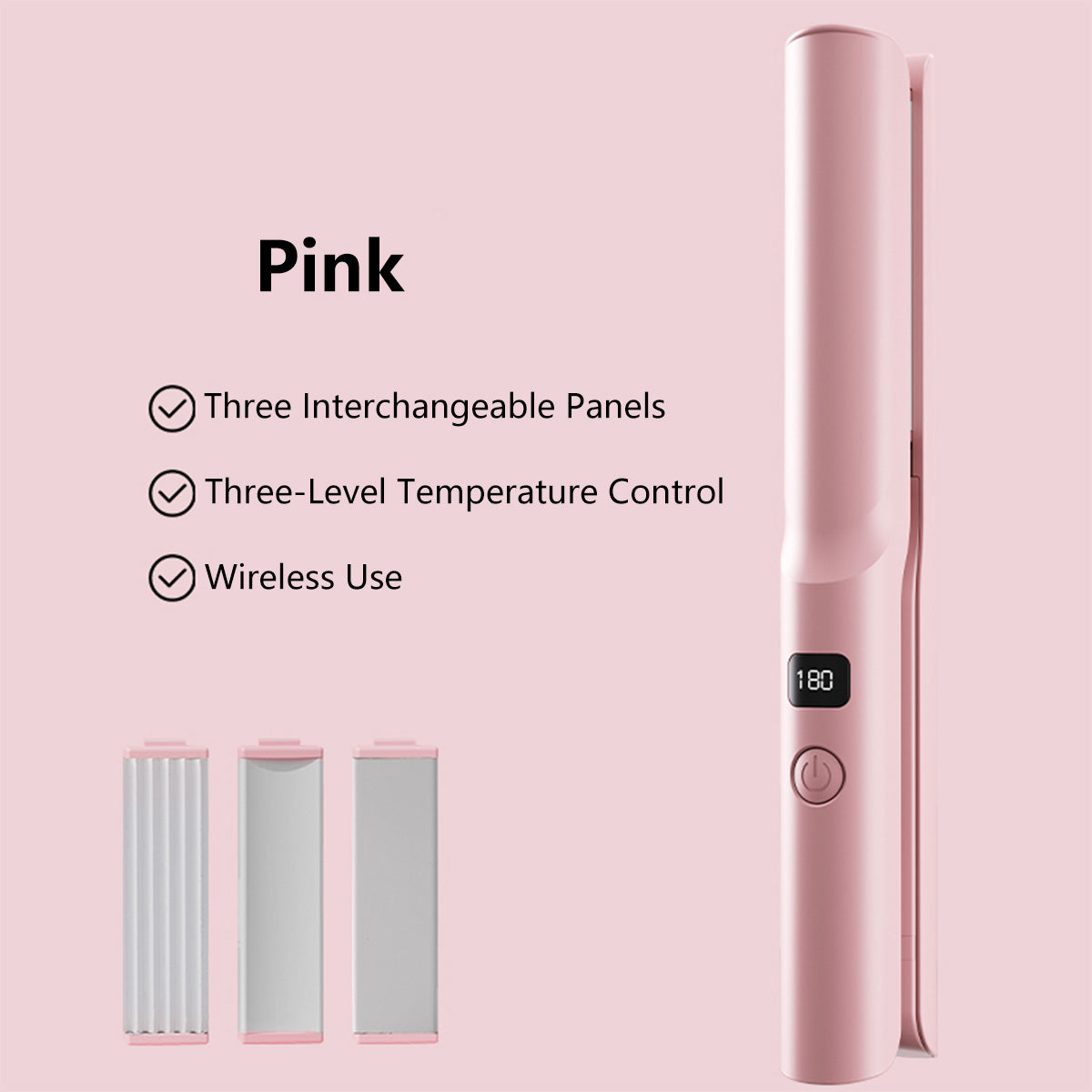 3-in-1 Portable Wireless Splint Dual-Use Hair Straightener