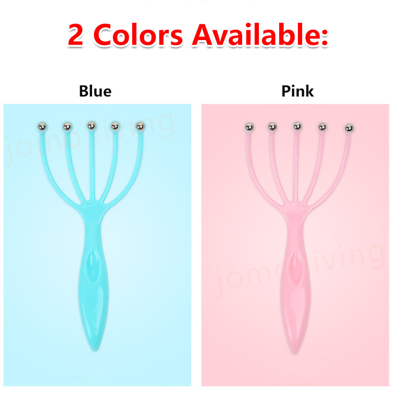 Octopus Head Neck Scalp Massager Stress Release Relax Massage Tool