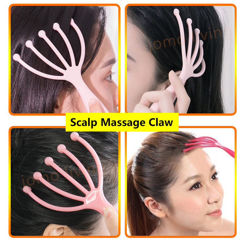 Octopus Head Neck Scalp Massager Stress Release Relax Massage Tool