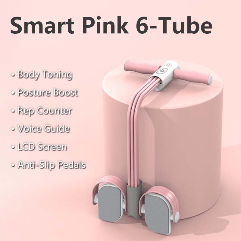 Multi-Function Pedal Puller | Smart Counter, LED Display, Voice Feedback | Home Workout Equipment