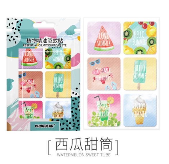 Cartoon Mosquito Repellent Patch 24pcs/Patch Essential Oil Children Adults