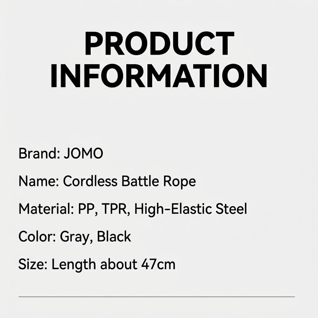 ✅SG Ready Stocks✅ JOMO Cordless Battle Rope Home Fitness Weight Loss Slimming Workout Exercise 升级版可调节无绳战绳