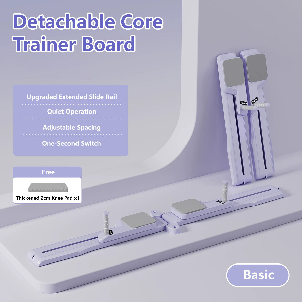 Detachable Core Trainer Board 6-in-1 Multifunctional Home Fitness Equipment Pilates Board