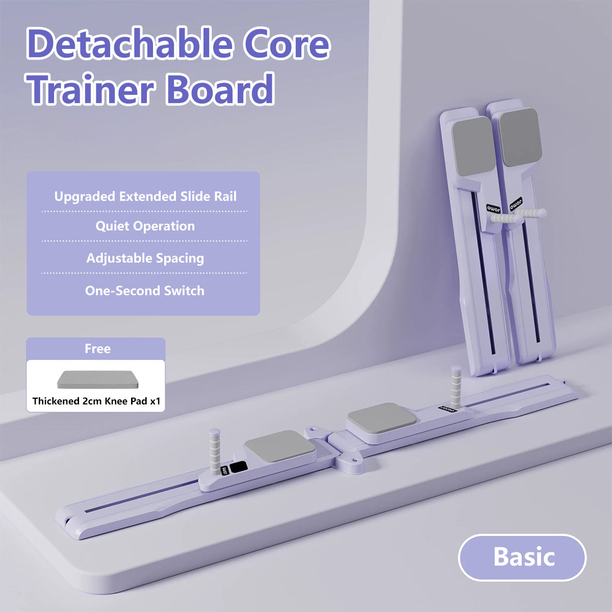 Detachable Core Trainer Board 6-in-1 Multifunctional Home Fitness Equipment Pilates Board