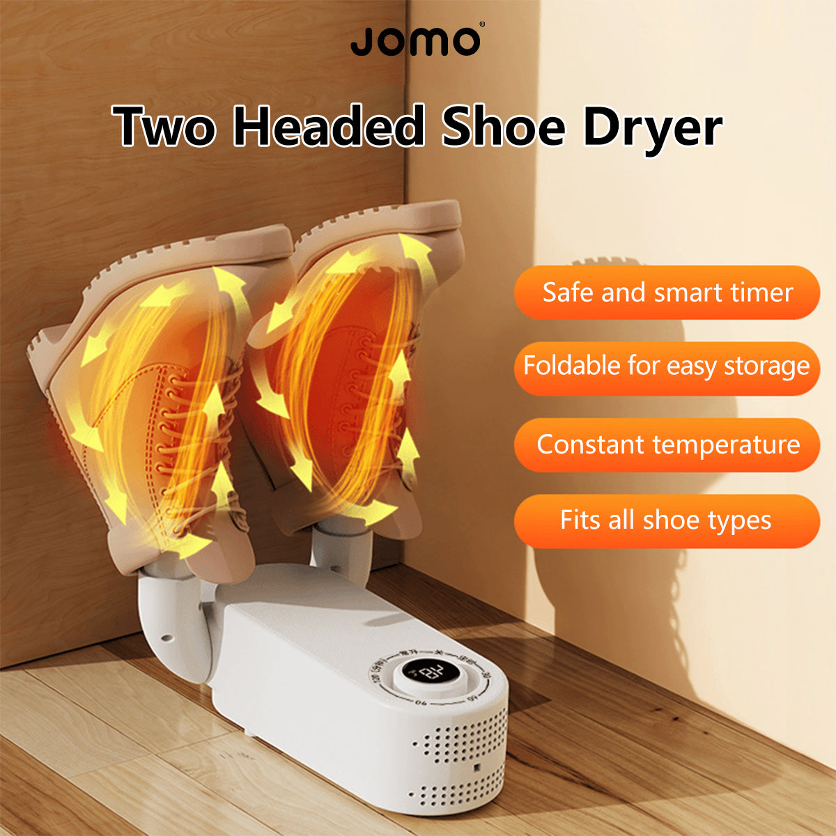 Fast Shoes Dryer Portable Electric Shoe Heater Sterilizer Sports Shoe Socks Clothes Dryer Dehumdifier