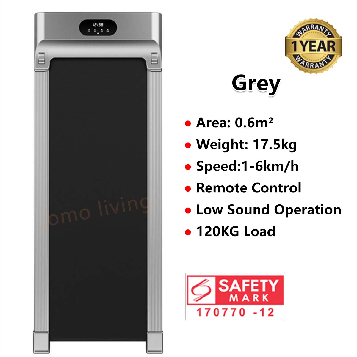 Foldable Treadmill Mini Running Walking Pad Home Gym Fitness Machine