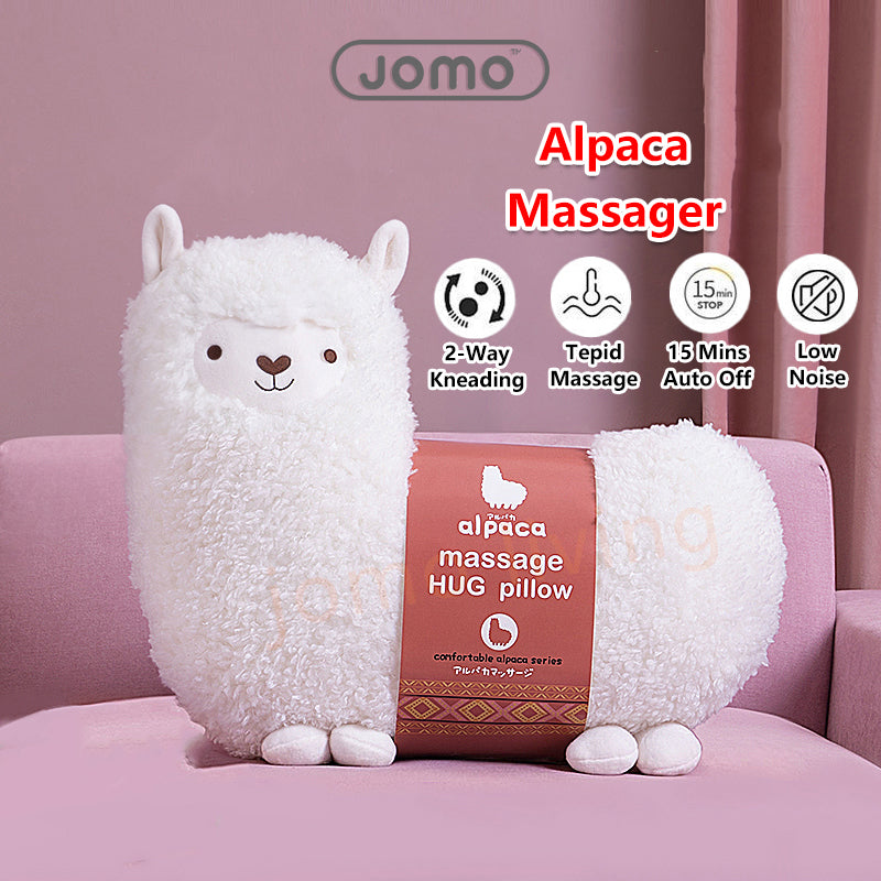 JOMO Electric Alpaca Heat Massager Pillow Cushion Hot Compress Massage Cute Gift Idea