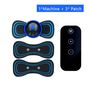 JOMO EMS Pulse Intelligent Massage Patch Cervical Neck Foot Shoulder Leg Body Massager 8 Mode 19 Gears