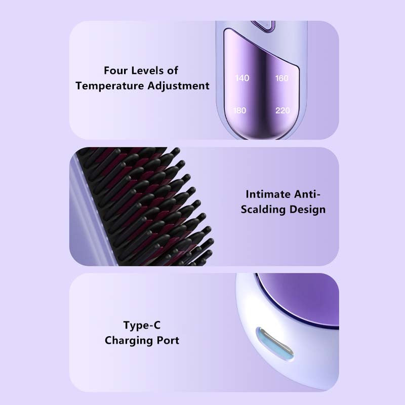 Cordless Hair Straightening Comb