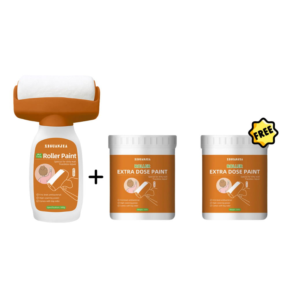Xiguanjia Wall Roller Paint No Drips and Spatters Smooth Finish High Coverage Effect