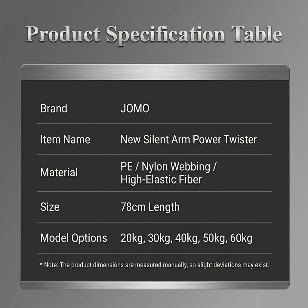 JOMO Arm Strength Trainer Power Twister Chest Expander Adjustable Resistance Home Workout θεε¨