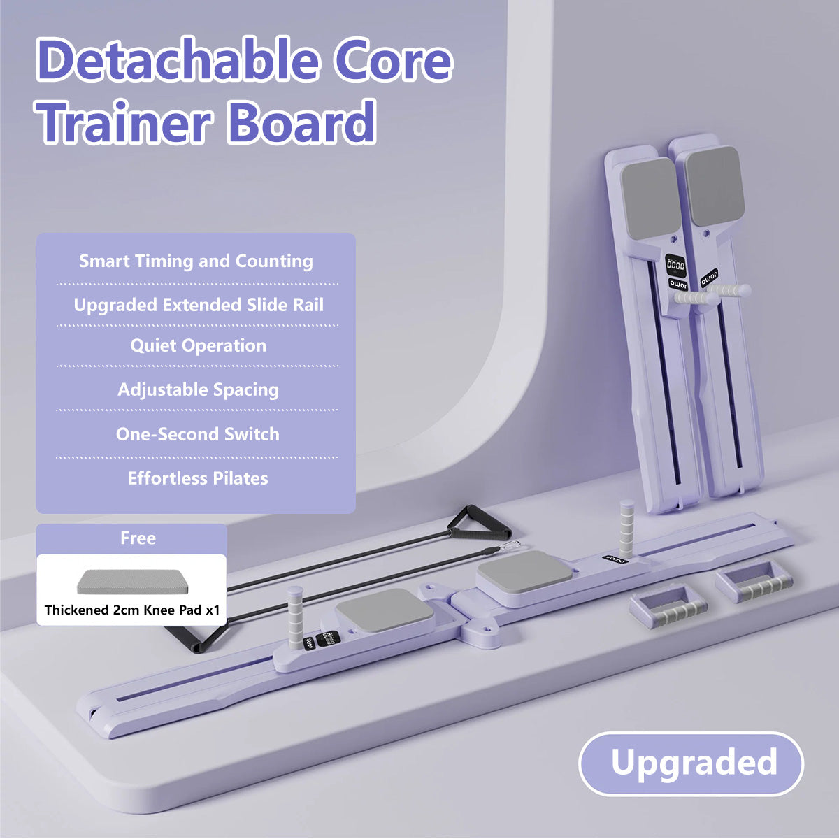 Detachable Core Trainer Board 6-in-1 Multifunctional Home Fitness Equipment Pilates Board