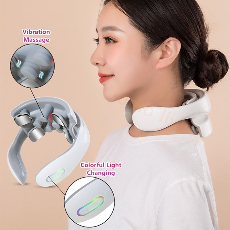3D Smart Neck Massager Back Massager Cervical Massage 6 Methods Shoulder back head foot massager