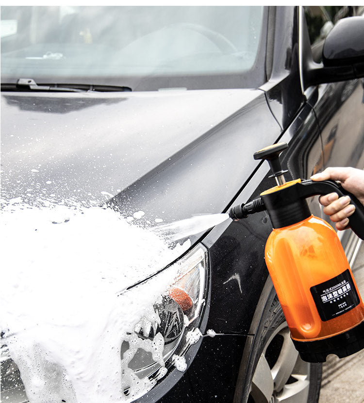Car Wash Snow Foam Sprayer Bottle High Pressure Foam Spray Manual Air Pressure Garden Watering Car