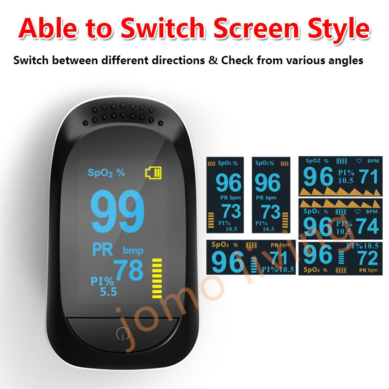Fingertip Pulse & Blood Oxygen Oximeter Mini SpO2 PR Monitor Oxygen Saturation Meter Health Care Check