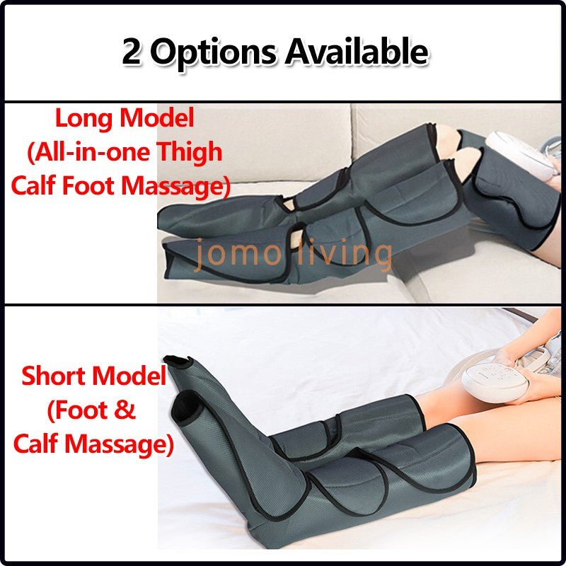 All in One Leg and Foot Massager for Circulation and Relaxation 6 Massage Modes Heat