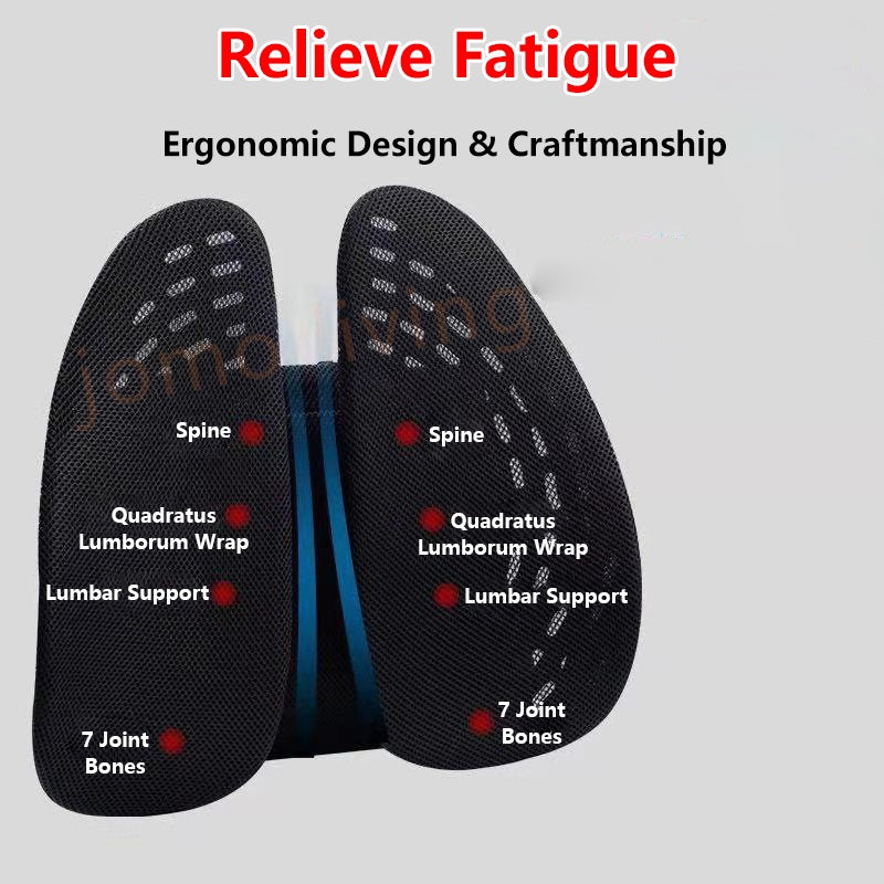 Adjustable Lumbar Spinal Back Support Ergonomic Car Seat Cushion