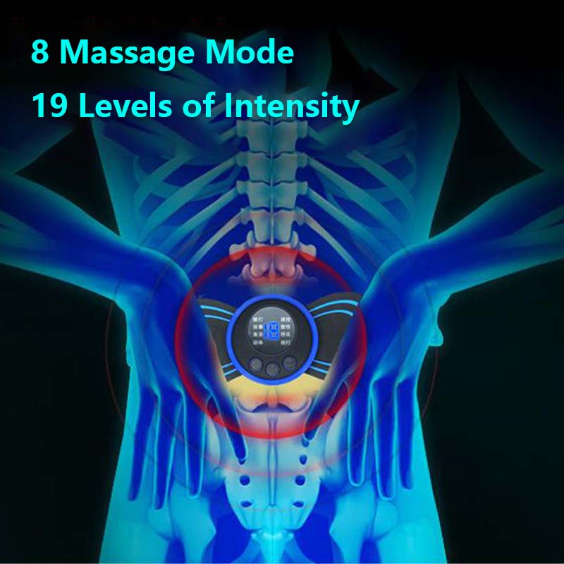 JOMO EMS Pulse Intelligent Massage Patch Cervical Neck Foot Shoulder Leg Body Massager 8 Mode 19 Gears