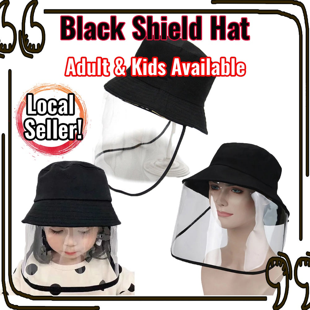 Kids Protective Shield Hat Protection Hat Full Face Shield