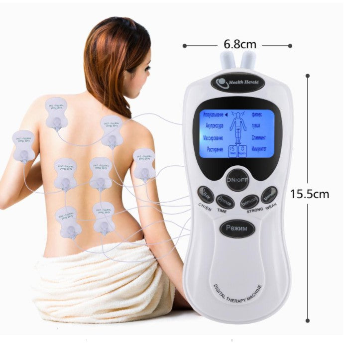 4- 8 Pads Digital Acupuncture Physiotherapy Device Multifunctional Portable Mini Pulse Massager