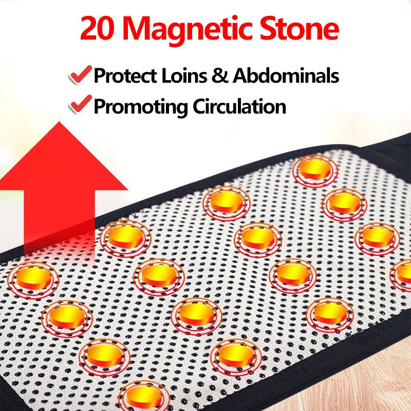 Self-heating Magnetic Waist Belt Tourmaline Self-heating Pain Relief Neck Back Massager Menstrual Heat Pad