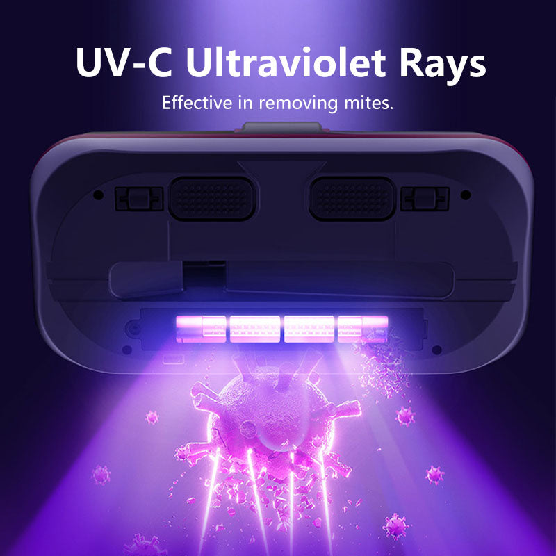 JOMO 8000Pa Cordless Dust Mite Vacuum UV-C Ultraviolet Rays Powerful Suction High Frequency Suction