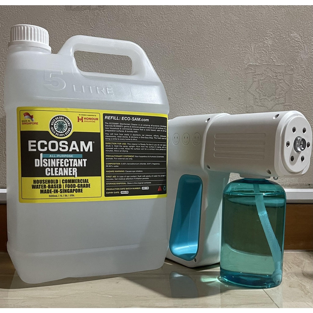 ECOSAM Surface 5L Disinfectant Non Alcohol Based (Hospital grade) Spray Gun Disinfectant