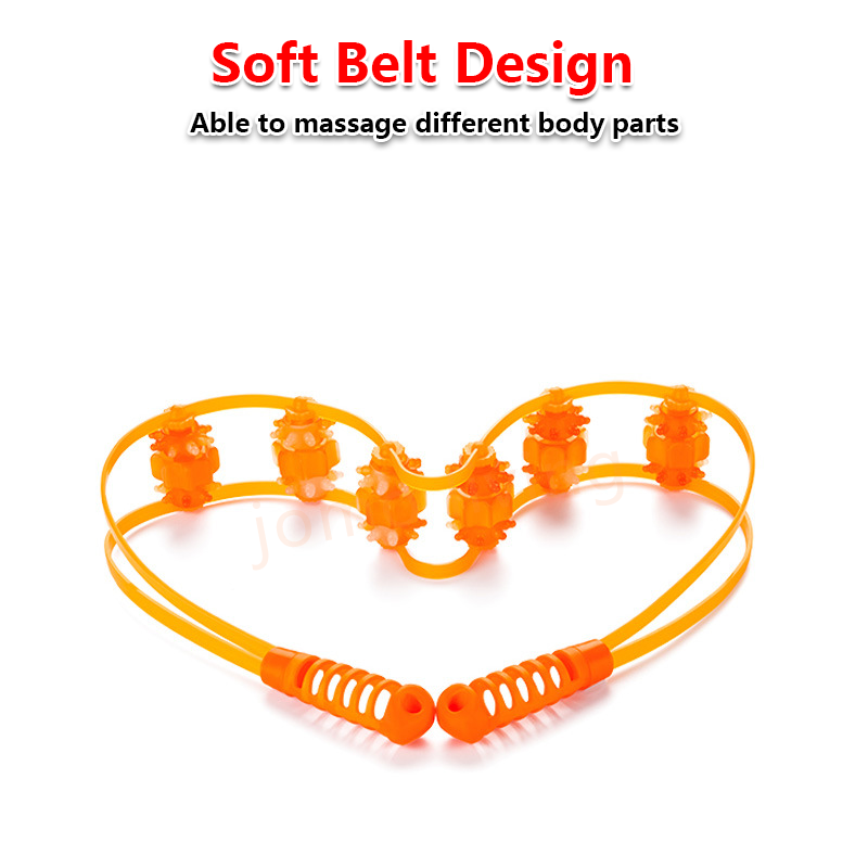 Back Strip Massager Lumbar Cervical Spine Massager Handheld Massager Manual Shoulder Waist Massage Back Pain