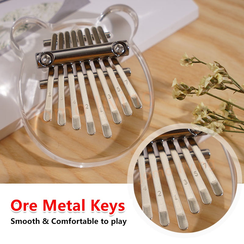 Kalimba 8 Keys Mini Kalimba Thumb Piano Mini Piano Finger Piano Gift Crystal Kalimba