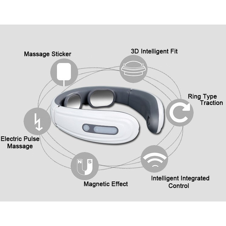 3D Smart Neck Massager Back Massager Cervical Massage 6 Methods Shoulder back head