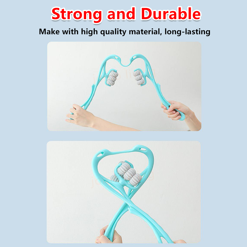 Cervical Spine Massager Handheld Massager Shoulder Neck Massage Roller Pain Relief Neck Pain