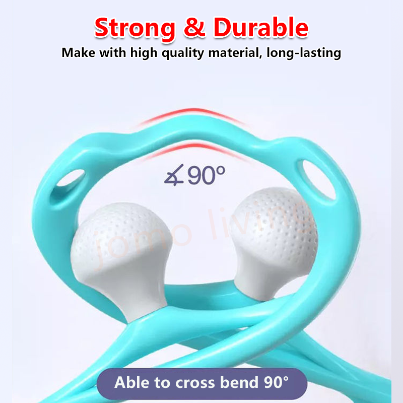 Cervical Vertebra Massager Plastic Manual Neck Massager Office Neck Massage Tool Pressure Pain Relieve Hand Roller