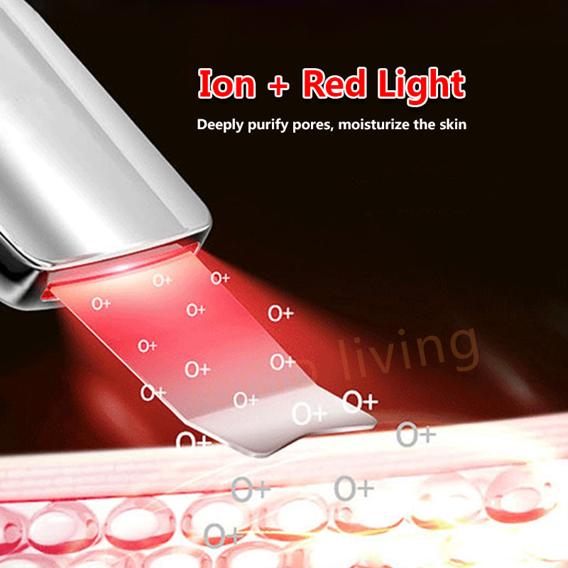 JOMO Ultrasonic Exfoliating Ion Facial Scrubber Remove Impurities Face Cleaning Machine