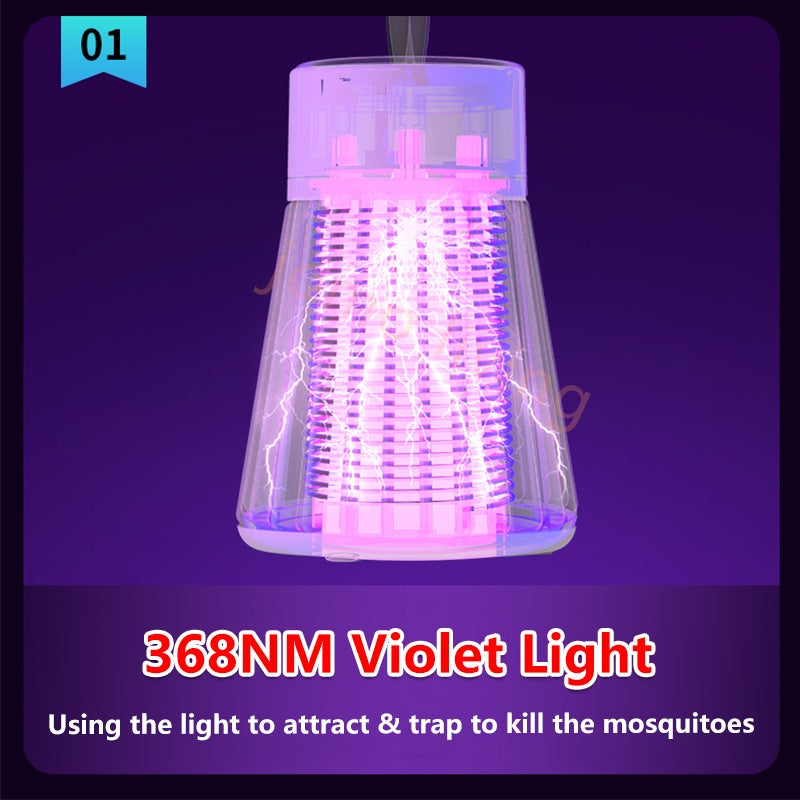 UV Wave Mosquito Killer Electric Shock 2 Lighting Modes mosquito Repellent Trap Insect Killer