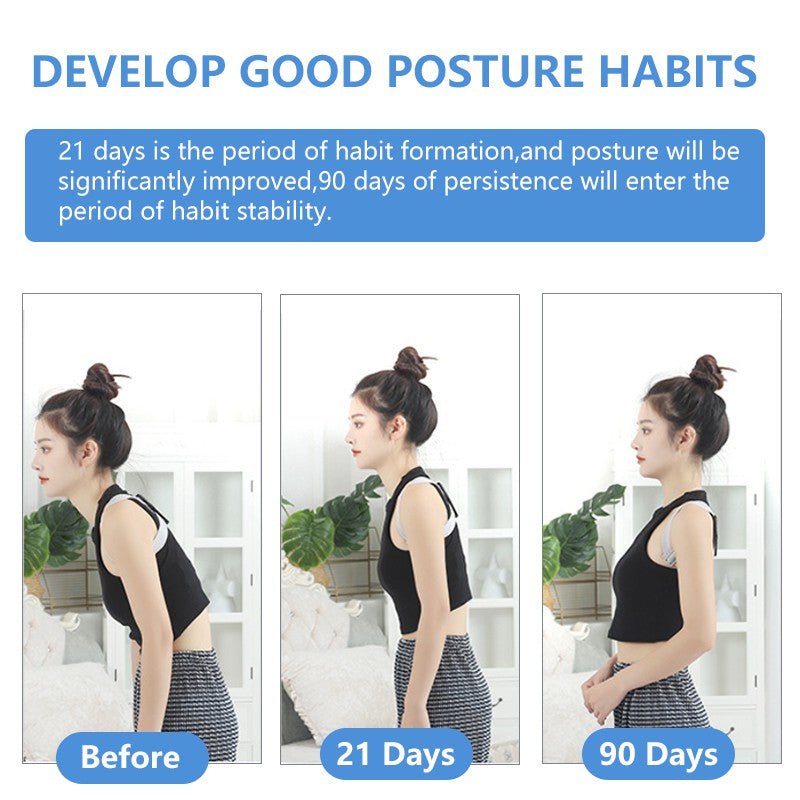 Smart Posture Corrector Back Support Vibrator Correction Belt