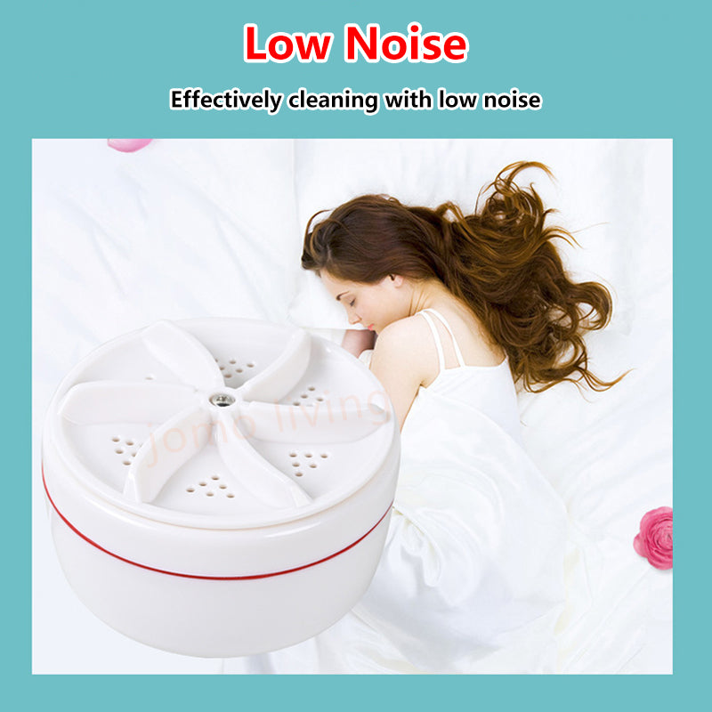 JOMO Mini Turbine Washing Machine Portable Small Ultrasonic Washer Socks / Underwear Washing Machine